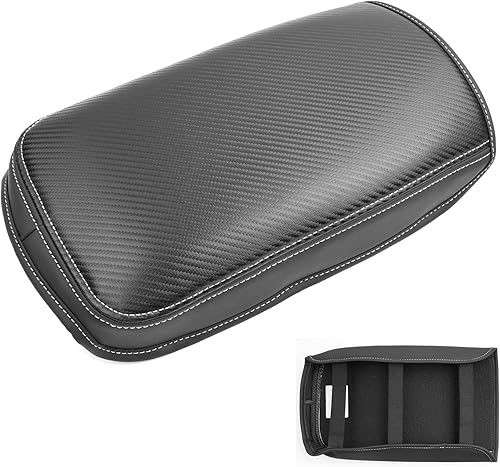 Miniatura 6 de SXCY Compatible con consola Pathfinder 2022 funda para reposabrazos apta para Nissan Pathfinder 2022 funda de cuero de microfibra para Pathfinder