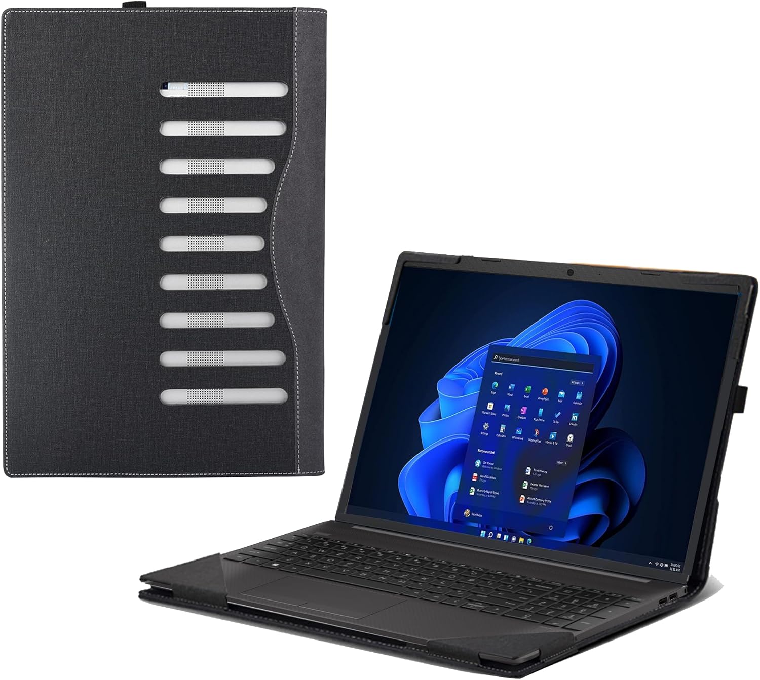 Laptop Case for HP 255 15.6 inch G9 Notebook PC |for HP 250 15.6" G9 Notebook PC Laptop Computer Notebook Sleeve Detachable Shell (Dark Gray)