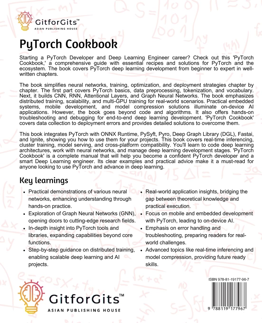 PyTorch Cookbook: 100+ Solutions across RNNs, CNNs, python tools, distributed training and graph networks