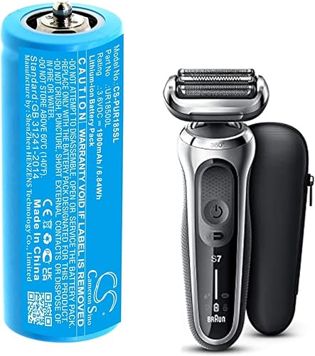1900mAh Batería de repuesto para Braun 3018765, Rasierer Series 7, 2011, 2012, 5375, 5375 Silk-epil, 5377, 5377 Silk-epil, 5671, 5671 Silk-epil, disponible en Yaxa Venezuela