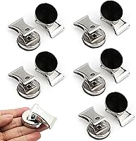 Vista 19 de Clips medianos para carpeta, paquete de 72, 1-1/4 pulgadas, 1.25 pulgadas, estándar de 1.260 in, negro, capacidad de 0.6 pulgadas, clips de papel