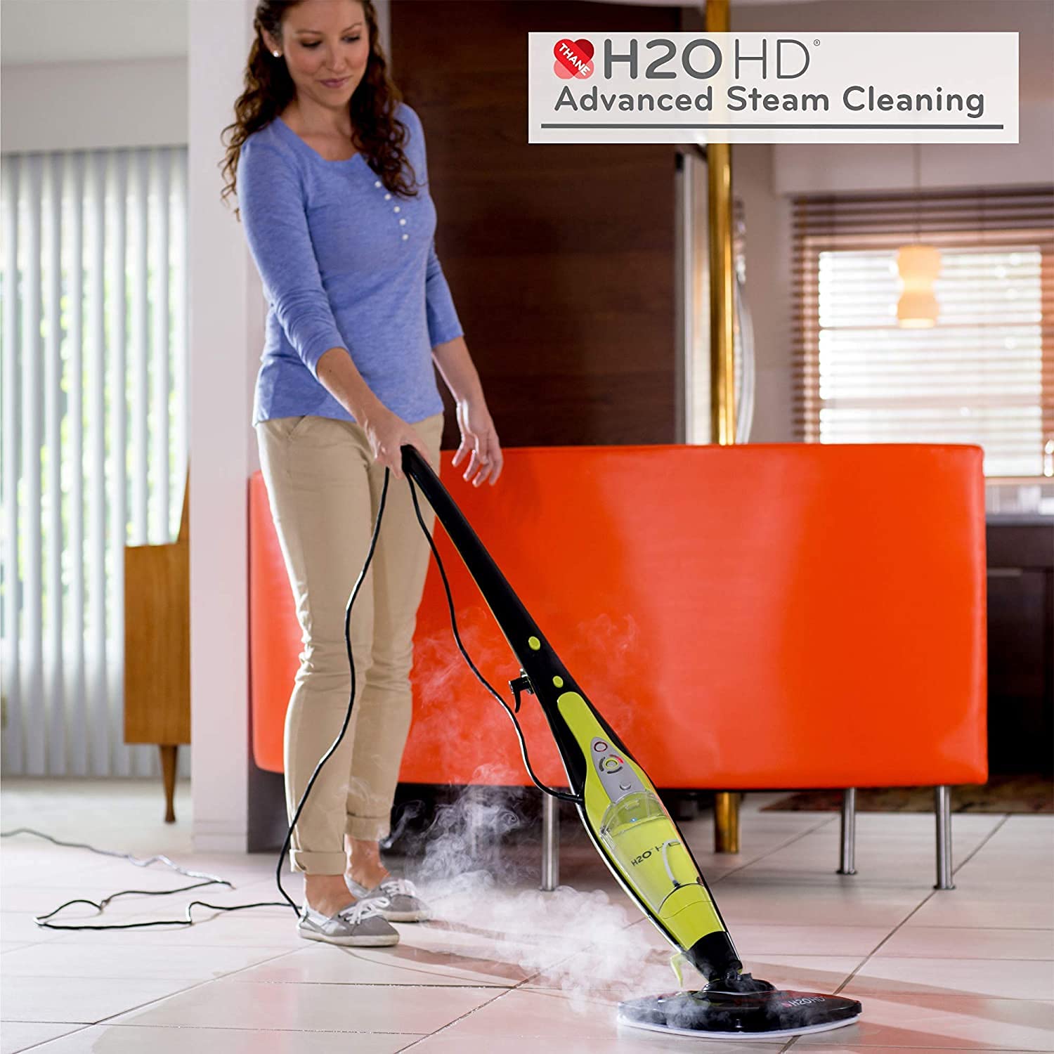 H2O HD Steam Mop and Handheld Steam Cleaner 1500w Multifunctional