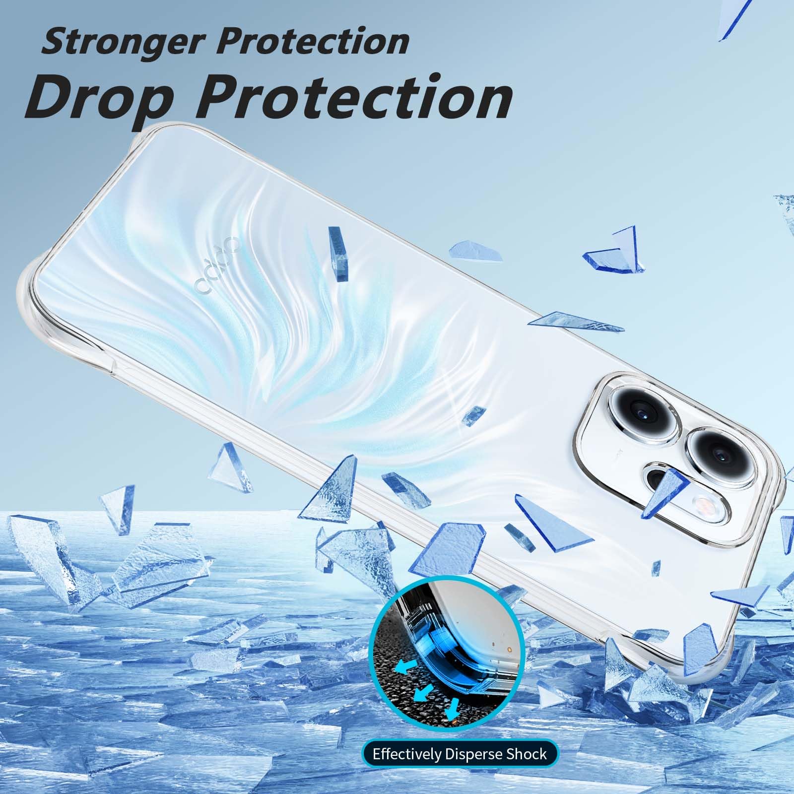 CAUHENYEE Coque Pour Oppo Reno 14 FS/F 5G / 4G Avec Aimant Intégré, Protection Anti-Choc