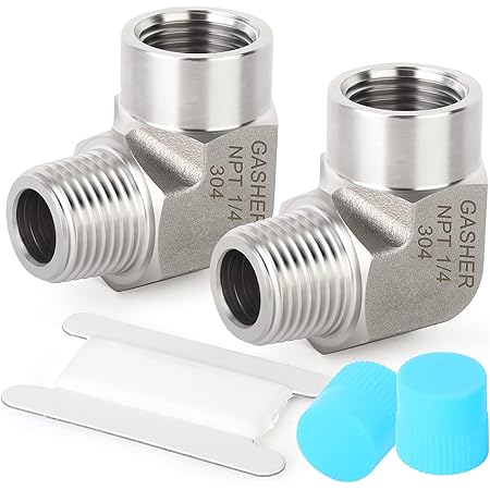 TAISHER 2PCS Forging Of 304 Stainless Steel 90 Degree