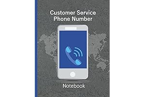 Customer Service Phone Number Record Book