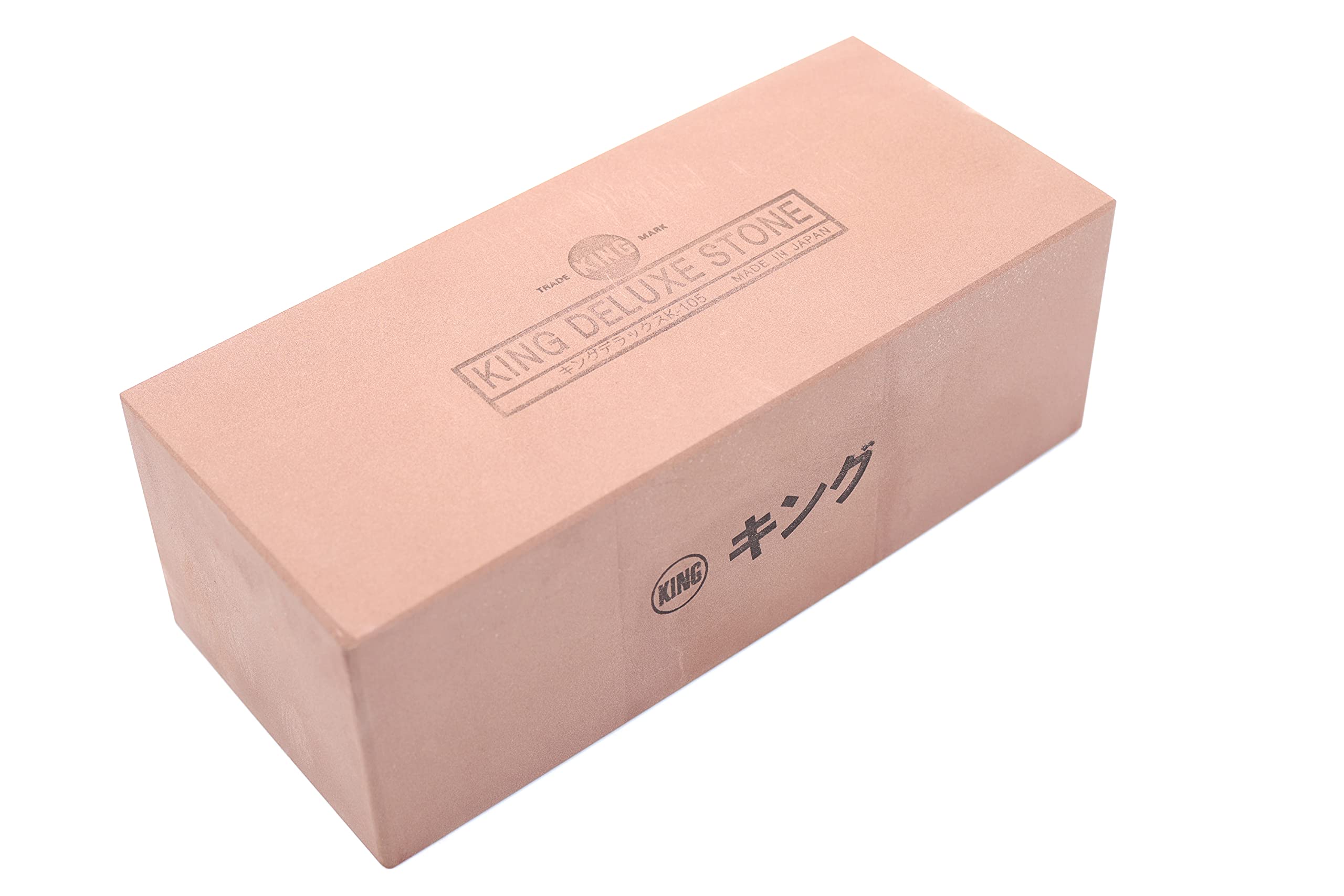 Piedra de afilar japonesa extra grande King K-105 800 grano #800 mantenimiento afilado hoja Cuchillos de cocina Herramientas de bricolaje y jardinería fabricadas en Japón