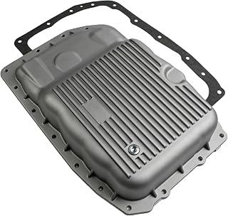 Upgraded aluminum 265-582 6L80 Transmission Oil Pan with Magnetic Drain Plug & Gasket & Filter Compatible with Chevy GMC Cadillac Cadillac Cheyenne Corvette Silverado Tahoe Suburban