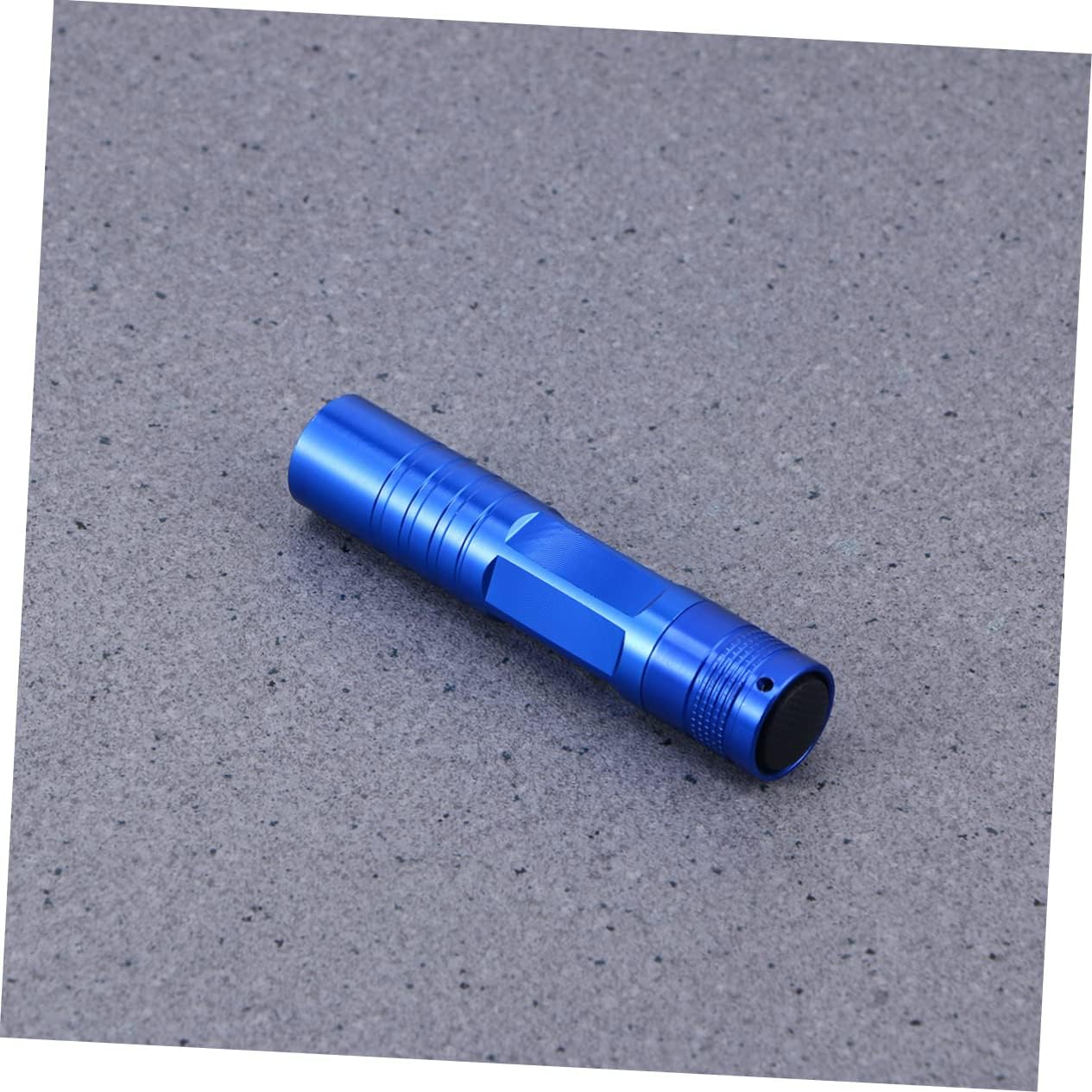OSALADI Mini Flashlight Portable Handheld Waterproof for Camping Emergency Hiking 330ft Bright Light Aluminum Alloy with Keyring (no Battery Included)