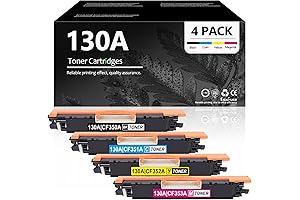 130A Premium Toner Cartridges for HP Printers (Pack of 4)