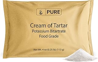 Pure Original Ingredients Cream of Tartar (4 oz) Pure & Natural, Baking & Cleaning, DIY Bath Bombs & More, Eco-Friendly Pa...