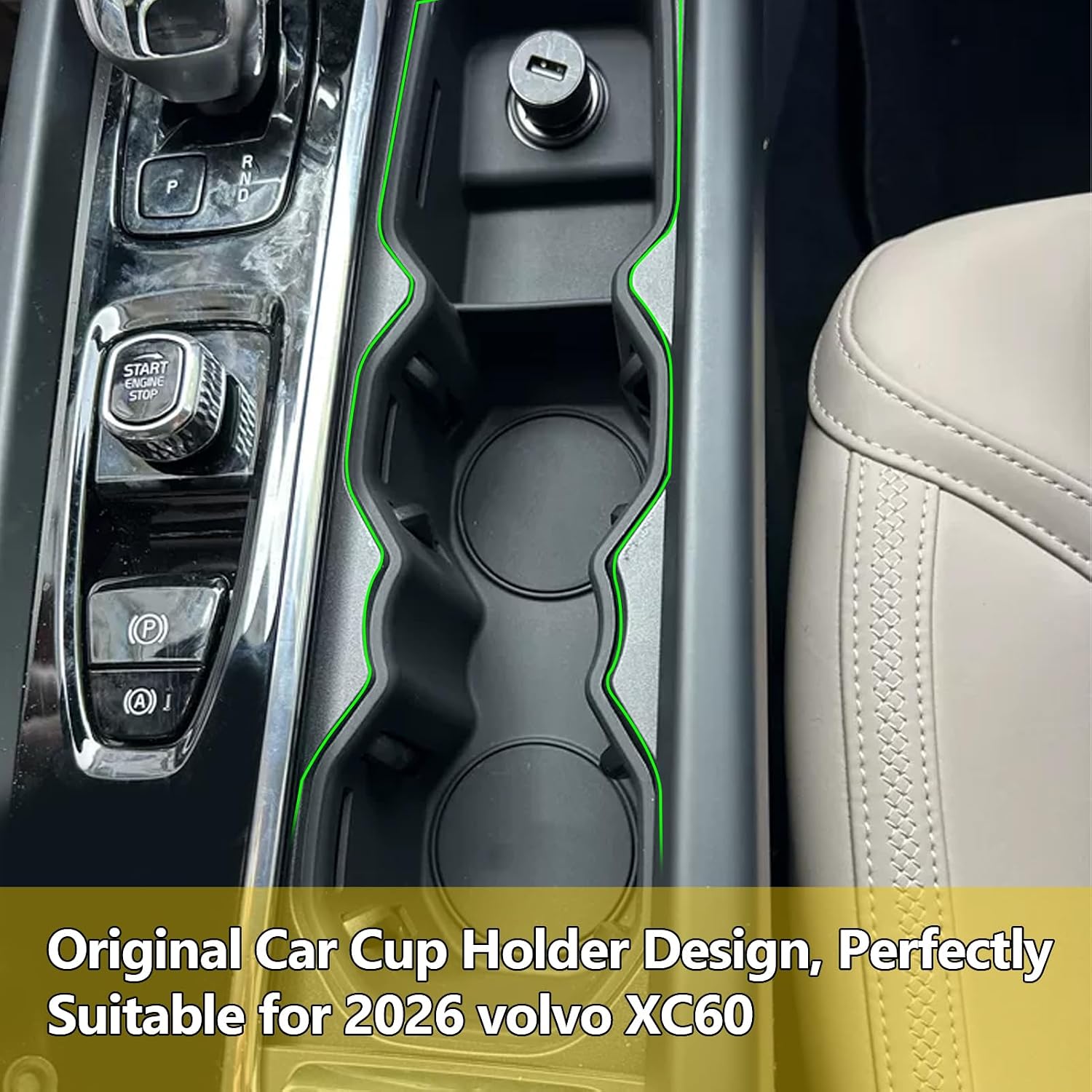 for 2026 Volvo XC60 Cup Holder Insert,2026 Volvo XC60 Accessories