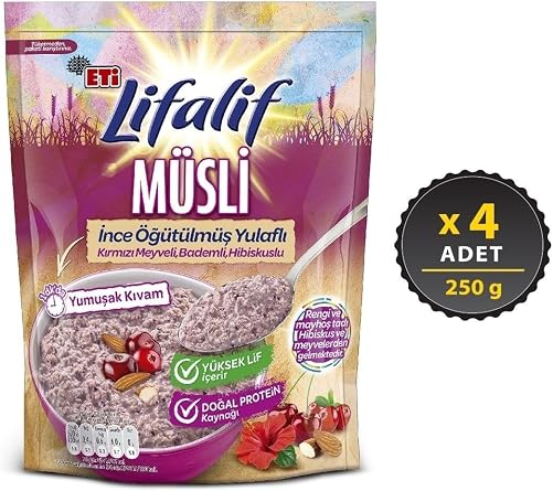 Eti Lifalif  nce  t lm  M sli Hibiskuslu, 250g, 2 Adet