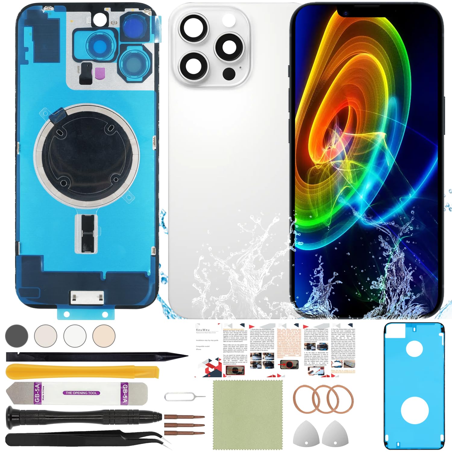 Amazon.com: ReuWeu Back Glass Replacement Compatible with iPhone