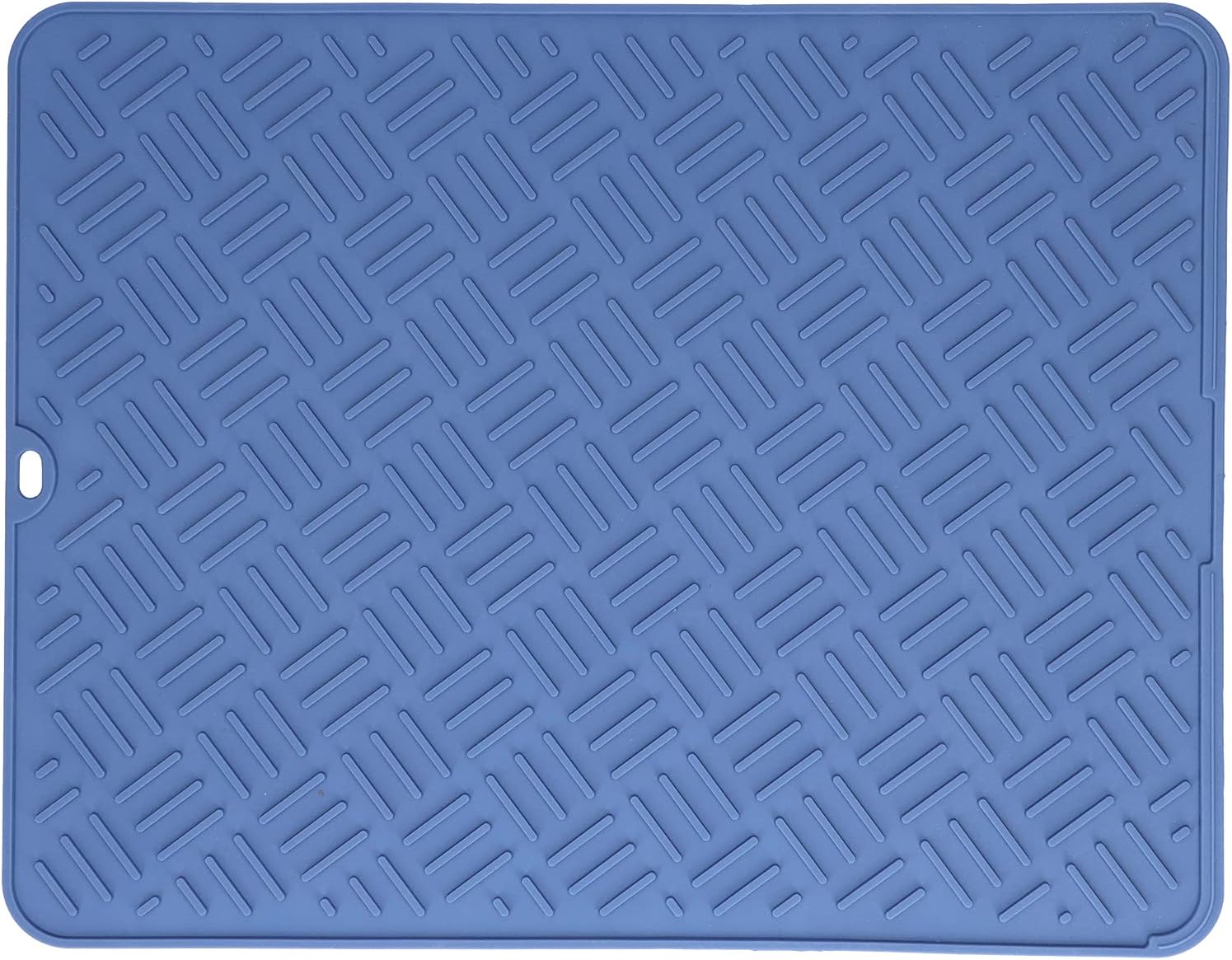 Silicone Heat Insulation Pad, Silicone Heat Resist Mat, Waterproof Trivet for Home, Office, Kitchen Use.(17.7 * 13.8inch-Blue)