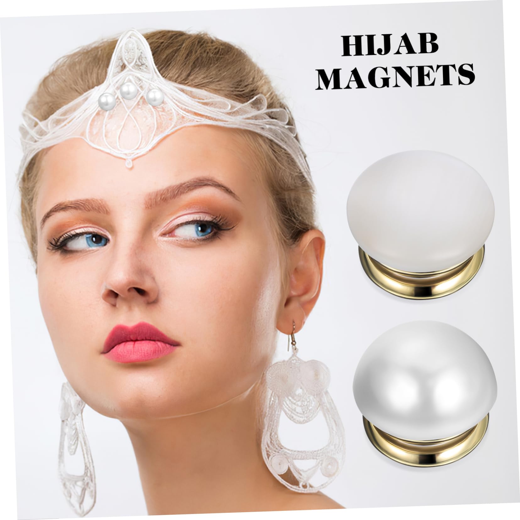 2 Sätze Teiliges Magnetische Hijab Broschen Nadellose Magnetknöpfe Für Kleidung Hochwertige Dekoration Für Schals Und Kleider Stilvolle Und Praktische Lösung Für 12 Stück * 2