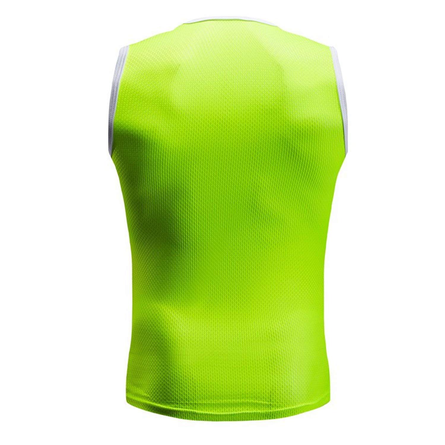 Mens Cycling Vest Men Summer Sleeveless Bike Jersey Vests Biking Running Sport Vests Shirt Top Breathable,Quick Dry Green