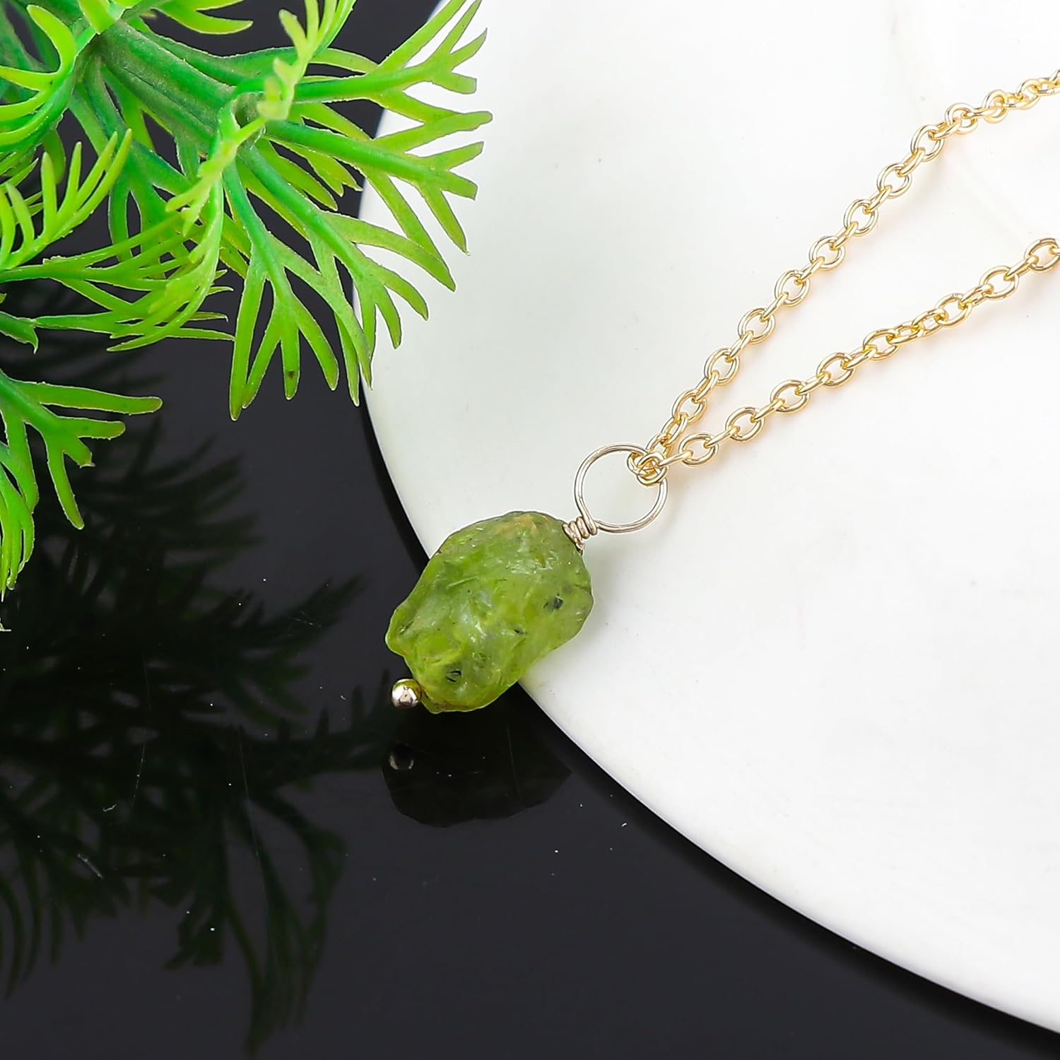 Natural Raw Gemstones, Rough Stones Crystals Jewelry, Handmade Fashion Jewelry for Women, Wicca & Reiki Healing Crystals, Bohemian, Christmas Gift - Image 4