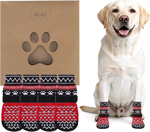 KOOLTAIL Dog Socks Shoes for Hot Pavement, Breathable & Warm Winter Dog Booties 