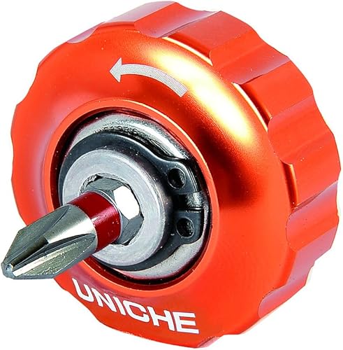 Miniatura 6 de UNICHE Miniherramienta de trinquete continuo de bicicleta con función reversible. Kit de reparación multiherramienta para bicicletas de carretera y