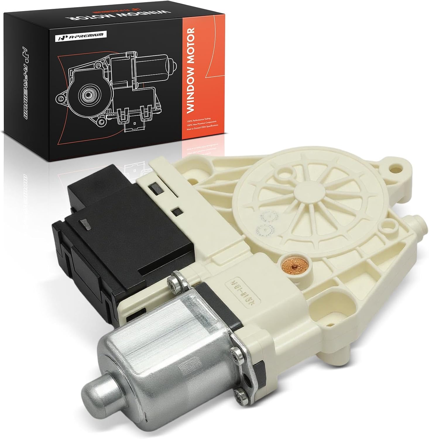 A-Premium Power Window Lift Motor Front Driver Side, with 6-Pin Plug