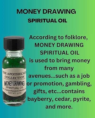 Money Drawing Spiritual Oil oz by The Apothecary Collection
