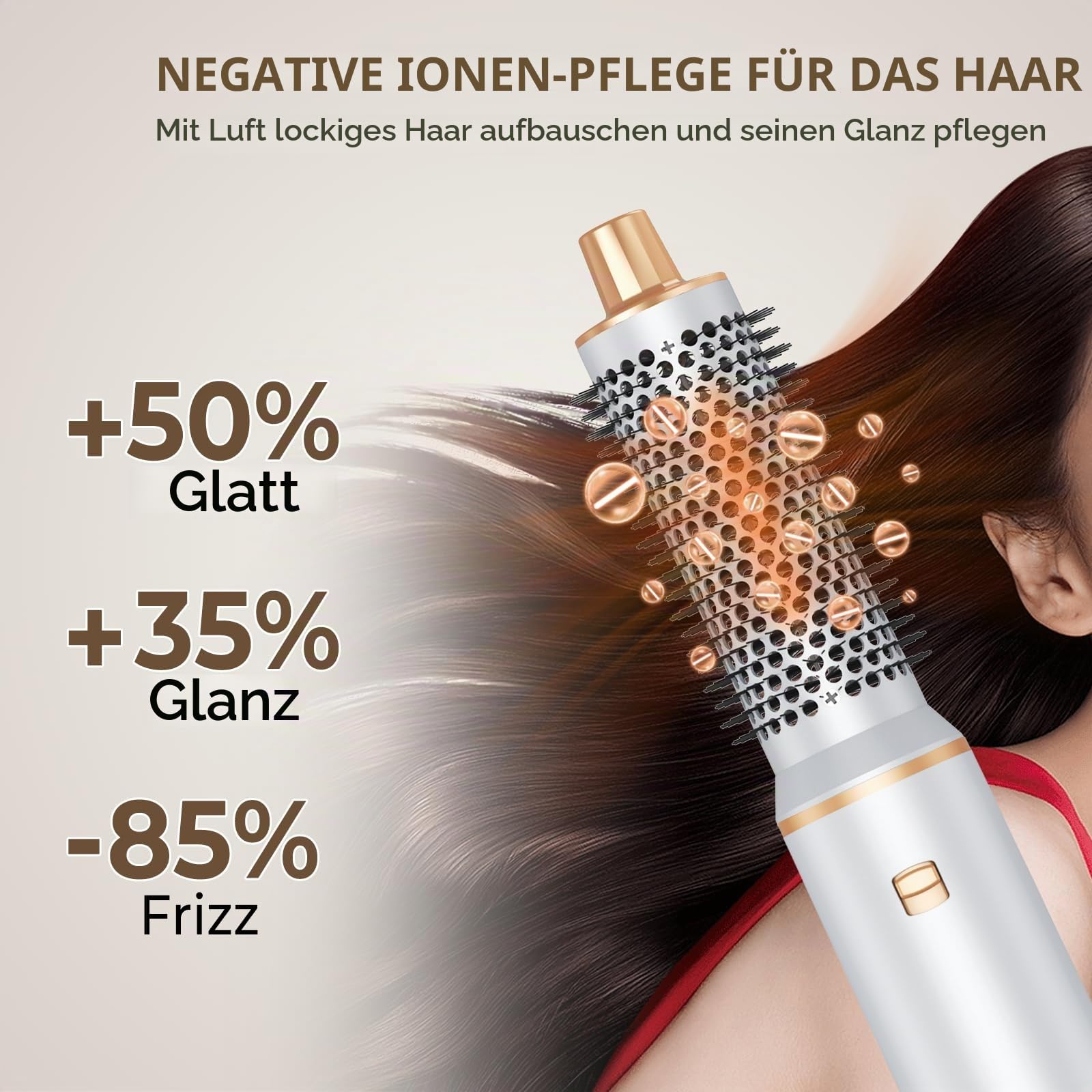UMIGA Airstyler 5 in 1 Hairstyler mit Air Lockenstab Föhn Set