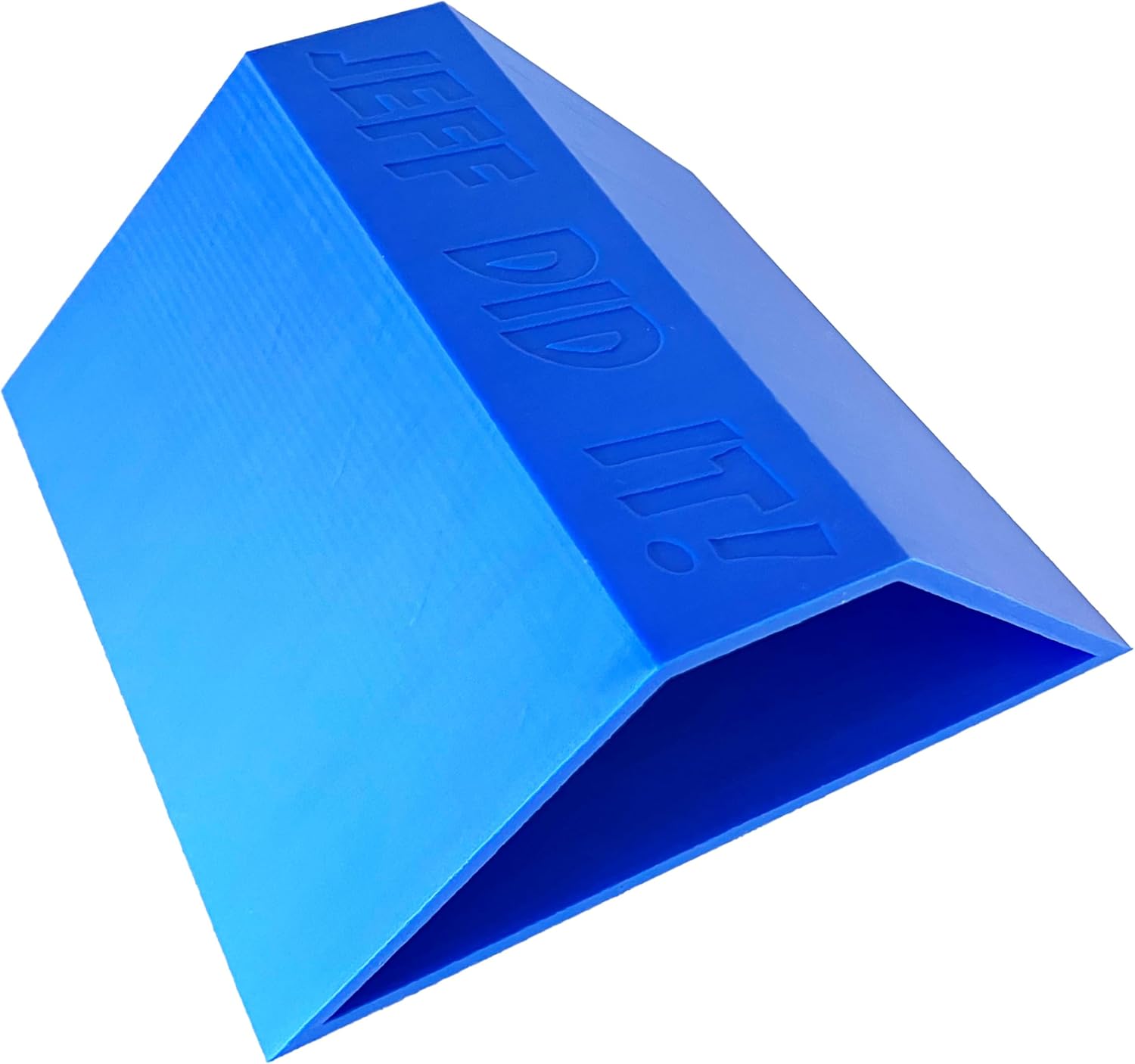 Jeff Did It! 1/24th Monster Truck Jump/Roll Over Ramp F - Works as Display Stand - Includes Anti Slip Rubber Feet - Catch Big Air! - FREE SHIPPING (Blue)