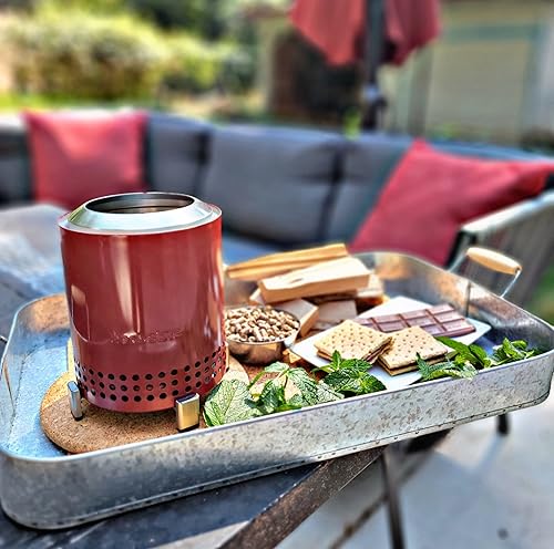 Miniatura 79 de Solo Stove Mesa - Fogón de mesa con soporte, mini fogata de bajo humo para exteriores uso urbano y en suburbios, alimentado por pellets o madera