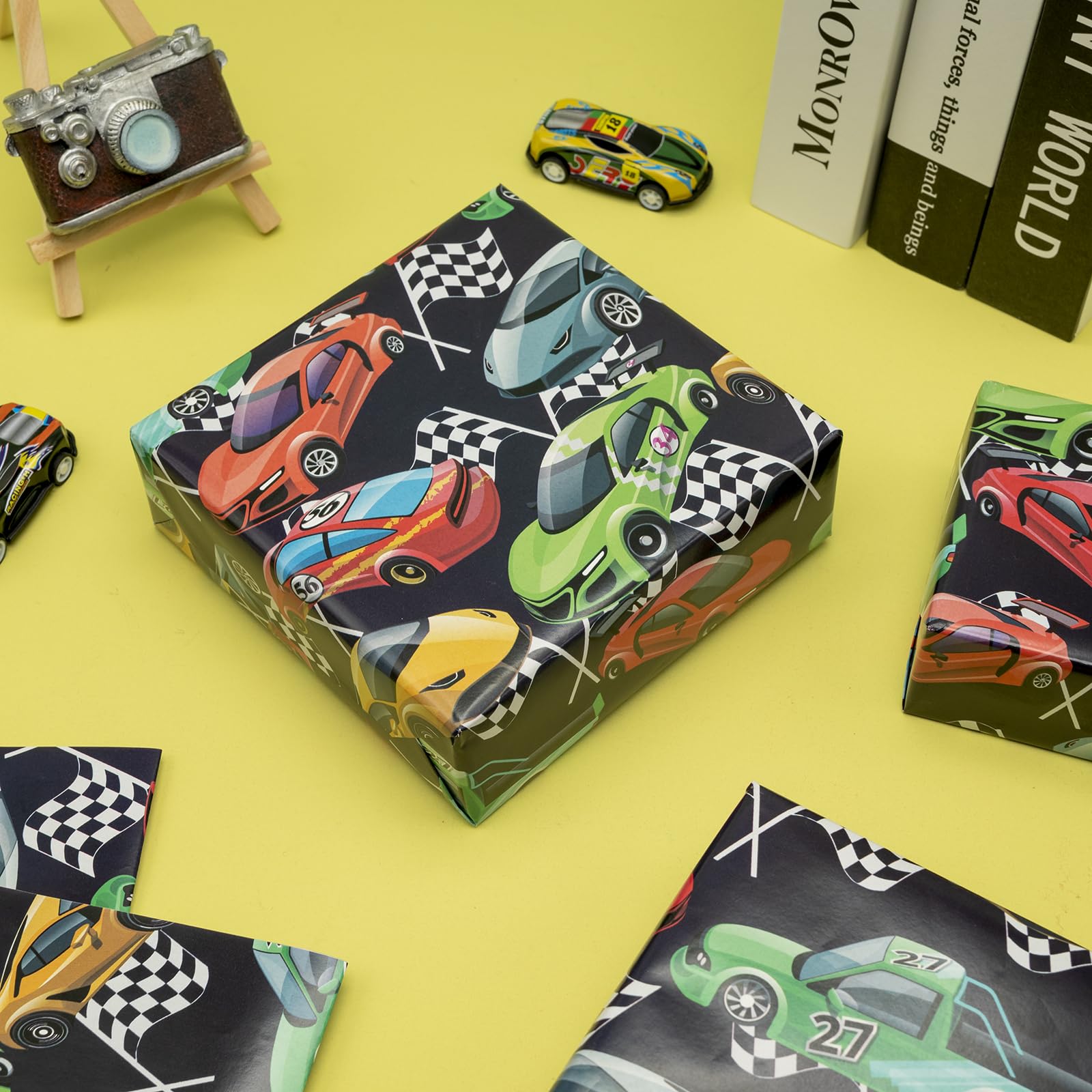 Checkered Flag Wrapping Paper 200 Sheets] 12x12