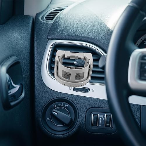 Miniatura 9 de Luxshiny Car Vent Cup Holder for Car Air Vent Beverage and Coffee Cup Holder Easy Installation and Placement for Drivers and Occupants