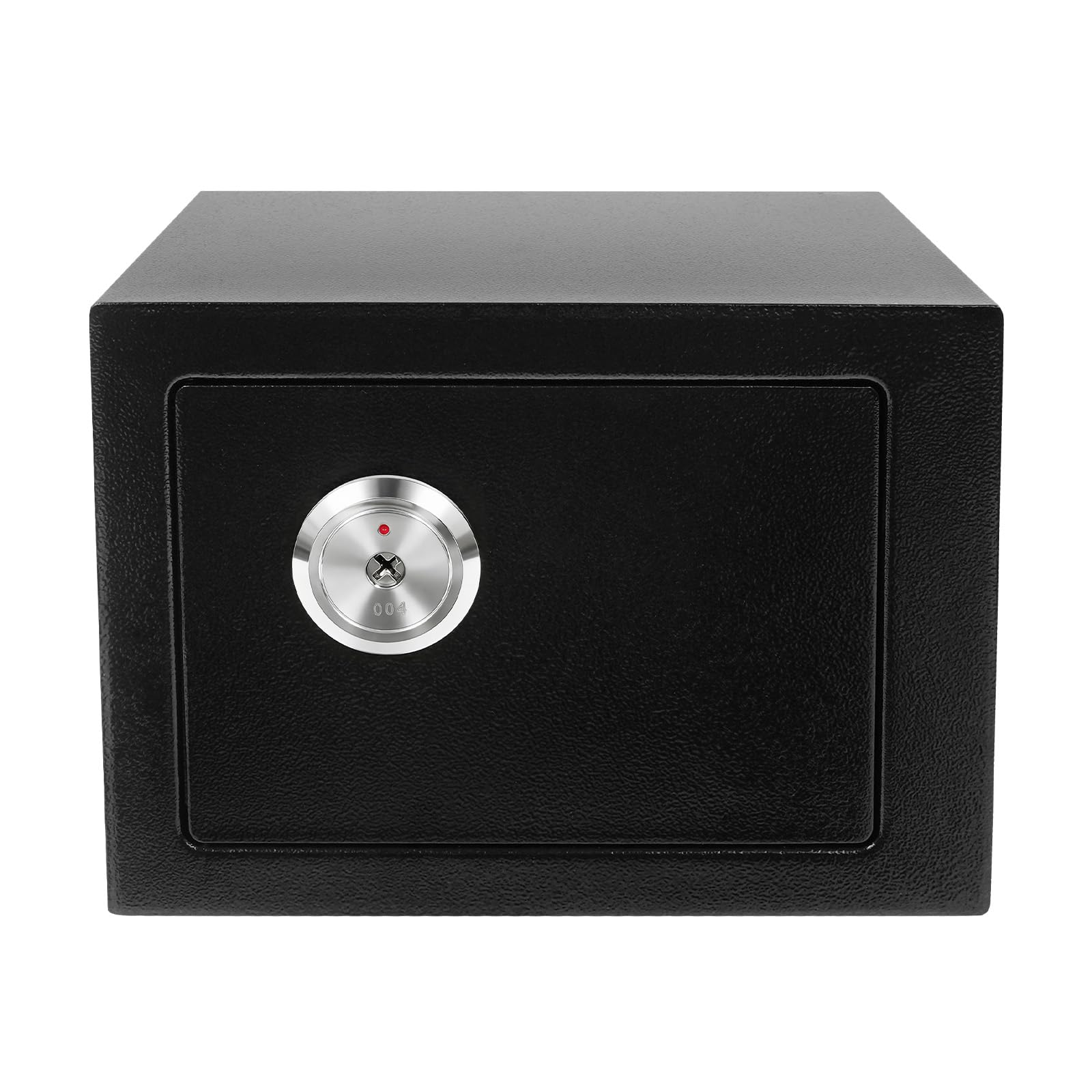 Mini caja fuerte de acero con 3 llaves, ignífuga e impermeable, caja fuerte para muebles, caja fuerte para dinero en efectivo, joyas e identificación, 23 x 17 x 17 cm