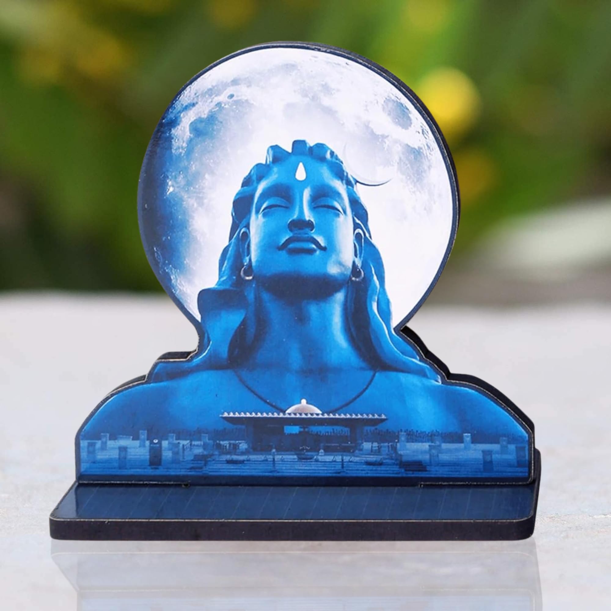 EXPLEASIA Divine Adiyogi God Figure Table Stand for Car deshboard, Office Table and Home Temple, Gift Item | Desk| Gift Item - Image 2 thumbnail