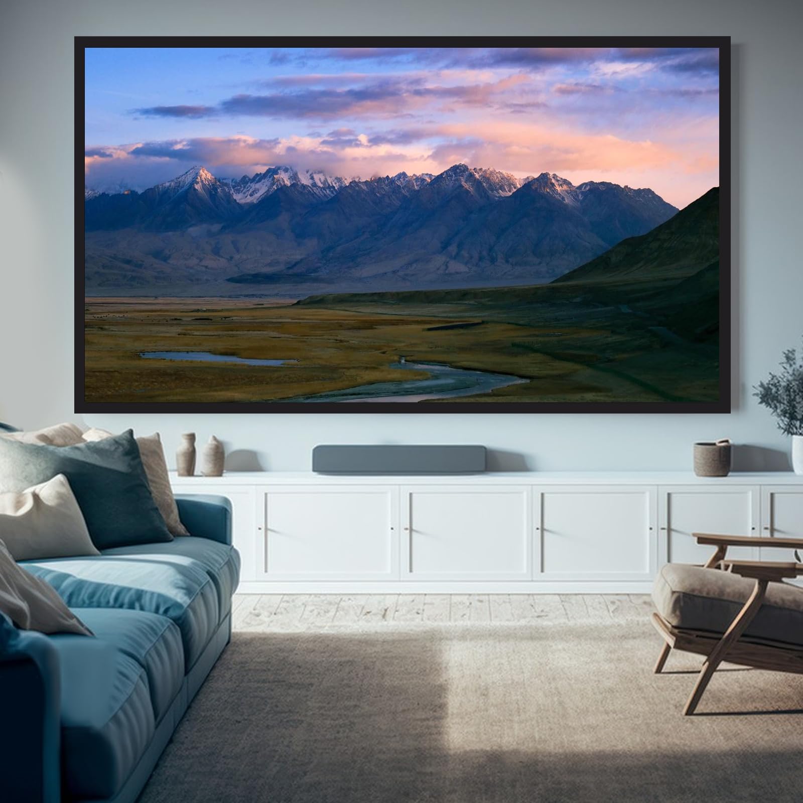 Schermo di proiezione schermo Proiezione Schermo Videoproiettore schermi di Proiezione TV e Home Cinema 130 Pollici Pieghevole 16:9 Schermo Di Proiezione 4K HD,Adatto per la Casa,Cinema,Ufficio