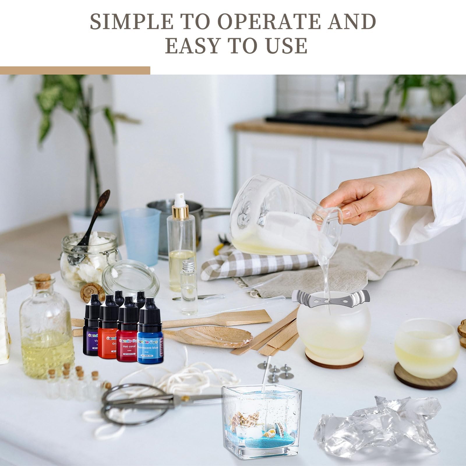 Amazon.com: Sel Natural 4.4 lb Gel Wax for Candle Making Clear