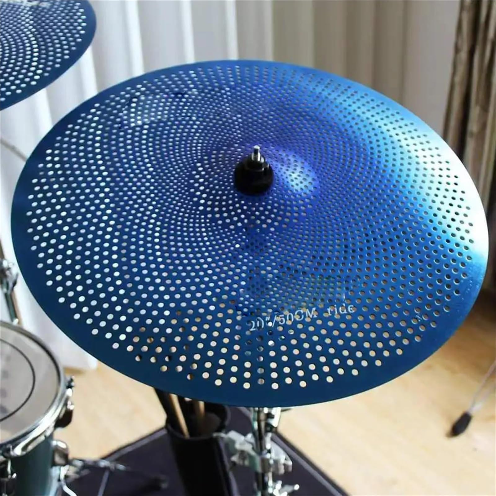 Miłośnicy Muzyki Talerz Zestaw Talerzy Silent Cymbal Pack 5 Szt 14 Hihatów 16 Crash 18 Crashride 20 Inch Ride 6 Filców Odpornych Na Uderzenia(Type2)