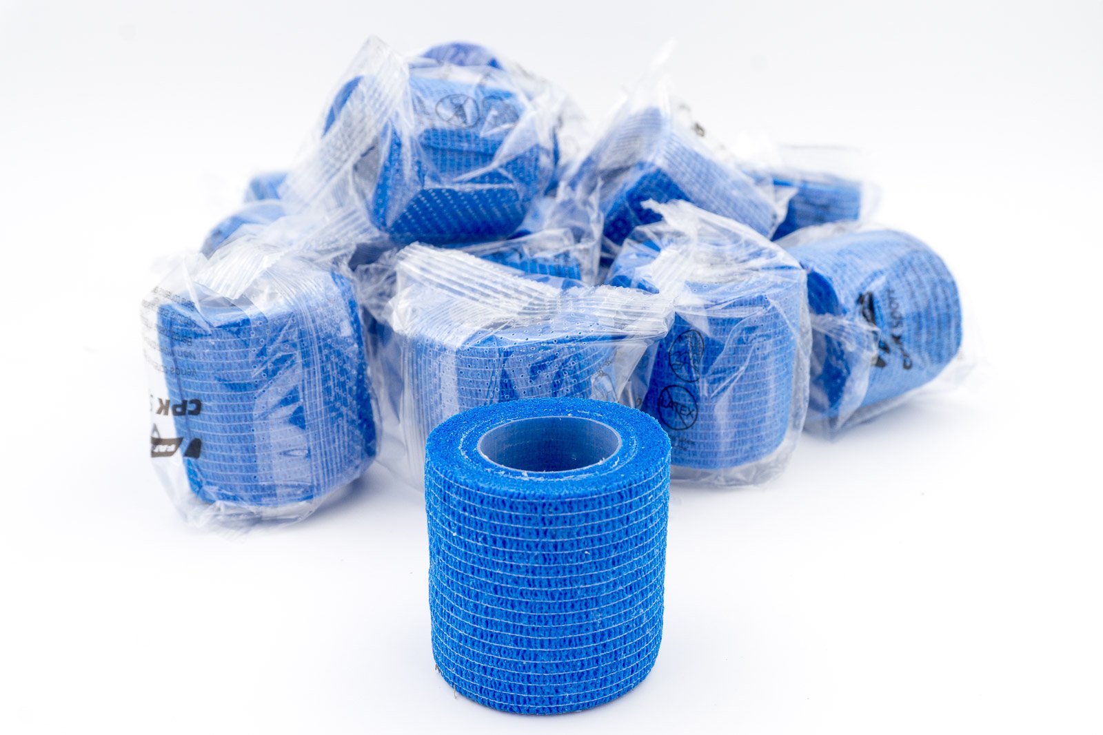 Benda autoaderente autoffissante che attacca su se stessa senza lattice (10 Bende cm 5x4,5 mt)