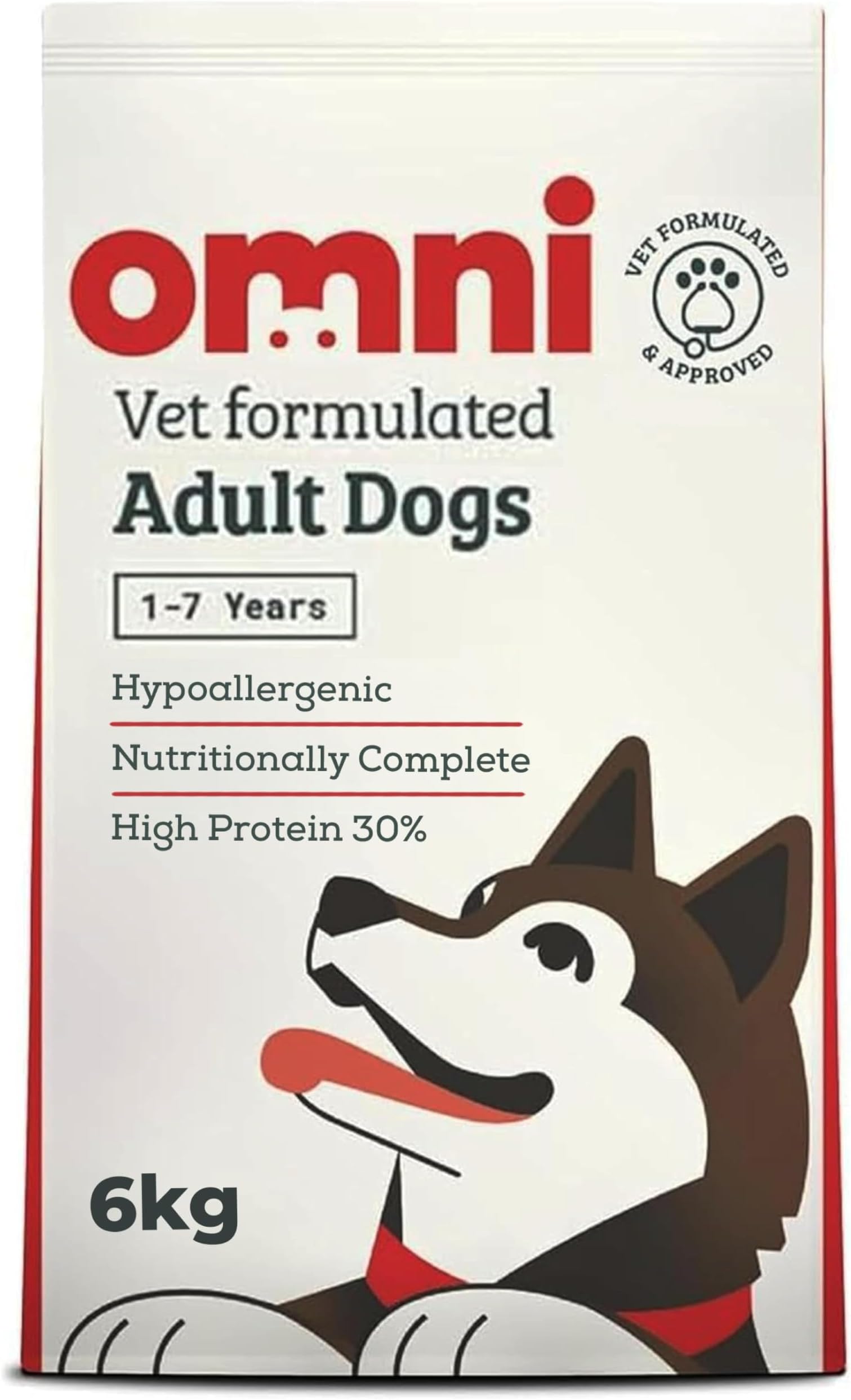 Hypoallergenic Dog Food 6kg - Protein-Rich Dry Kibble, Made in the UK with Natural Ingredients, Backed by Vets, Supported By Science, Dragons’ Den Winners
