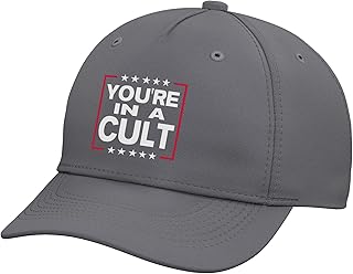 You're in A Cult - Political Sign Adjustable Baseball Hat