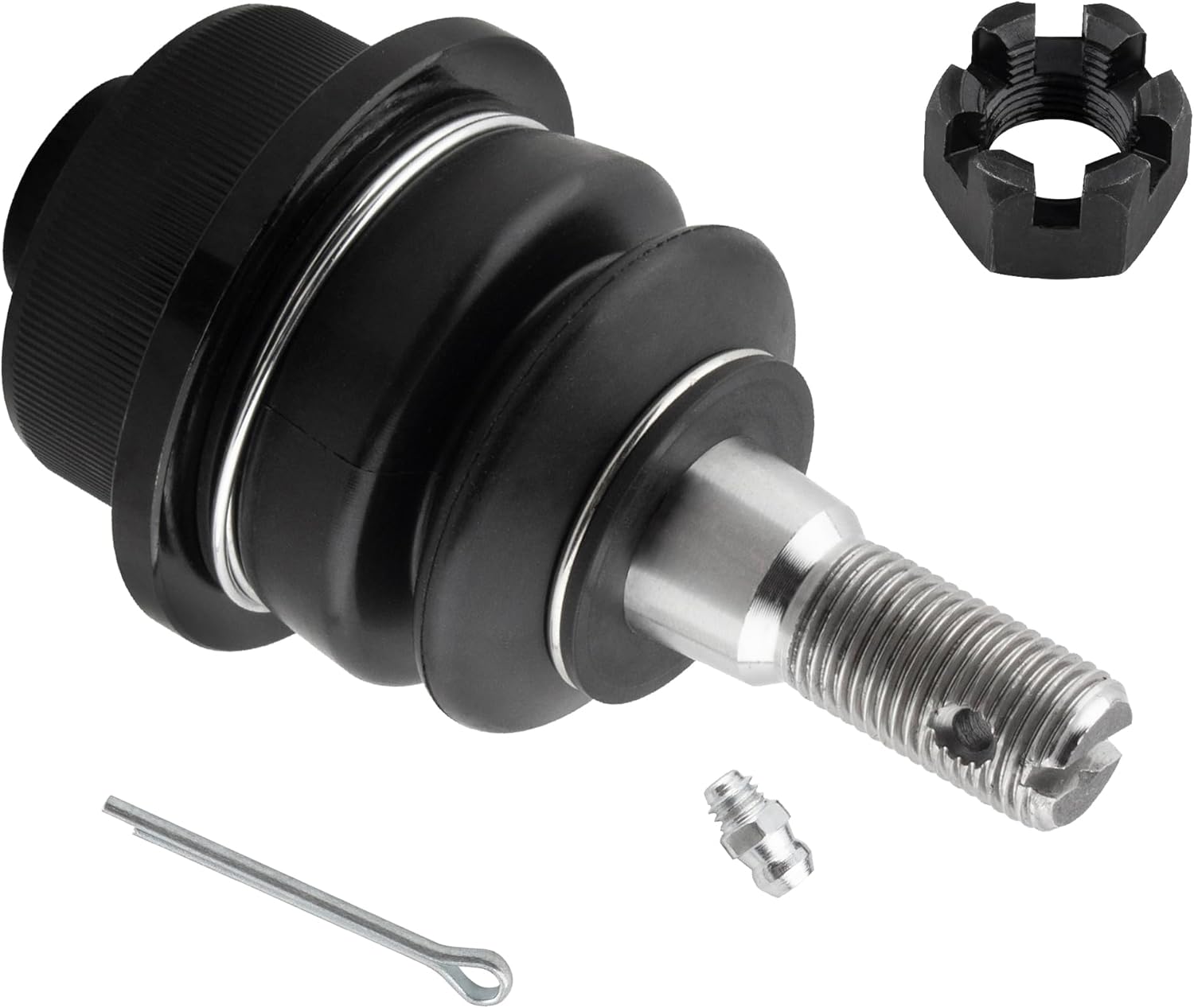 K6693 K6696 Front Upper & Lower Suspension Ball Joints for Chevrolet Silverado GMC Sierra 2500 HD 2001-2010 Silverado Sierra 2500 3500 Suburban 2500 Yukon XL Hummer H2 2003-2009, Pack of 4