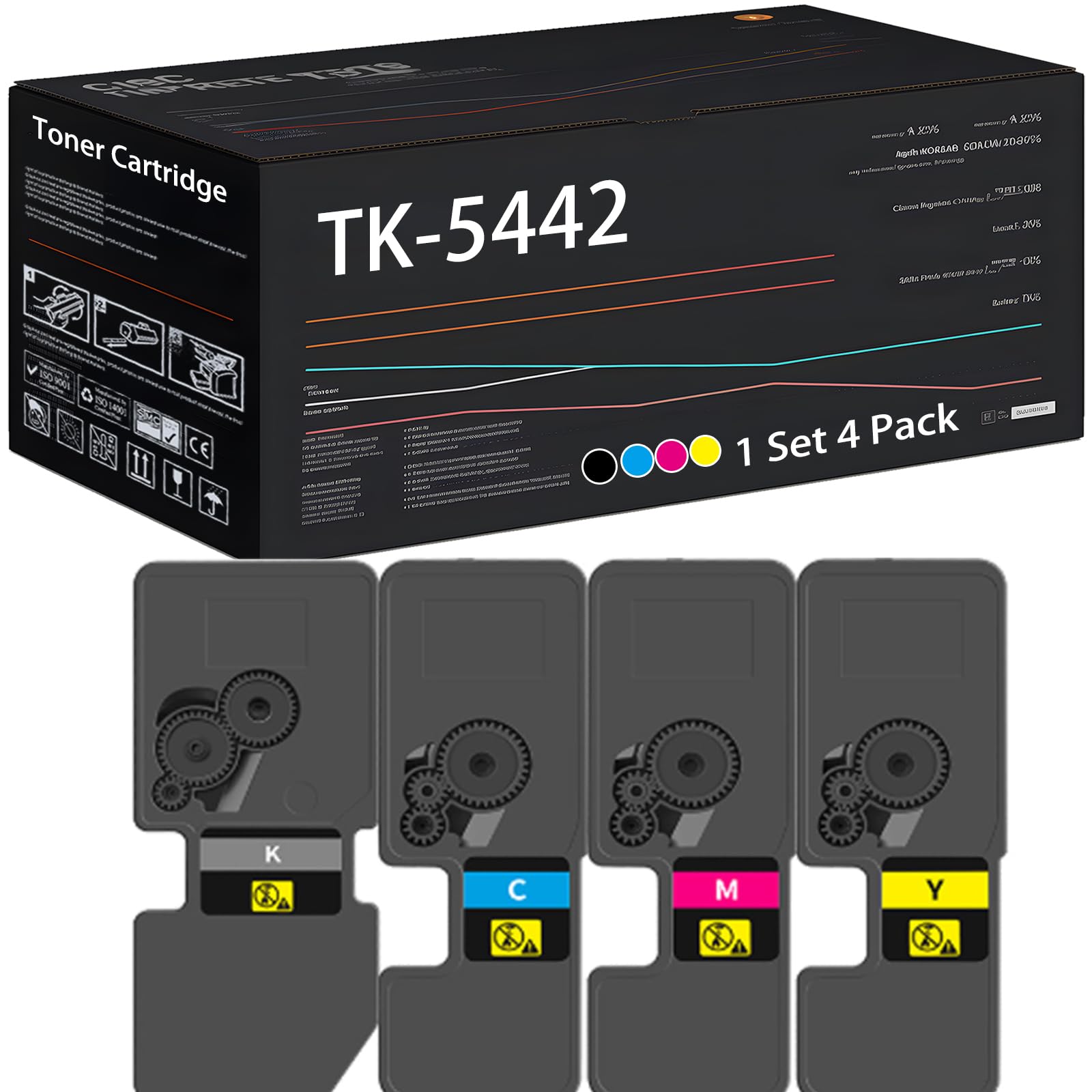 UVUMB Compatible with Kyocera TK-5442 TK5442 Toner Cartridge Work