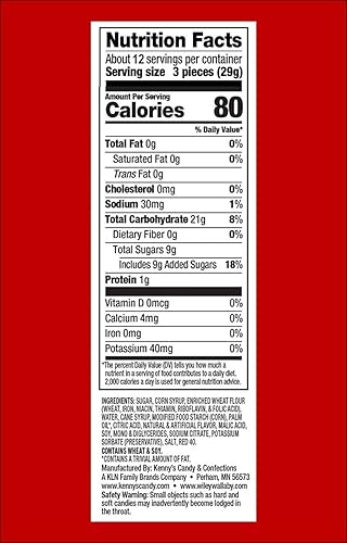 Miniatura 2 de Wiley Wallaby Regaliz, giros rojos clásicos, bolsa de 12 onzas