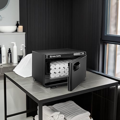 Miniatura 4 de Salon Sundry Gabinete calentador profesional de toallas calientes - Equipo facial de spa y salón - Negro