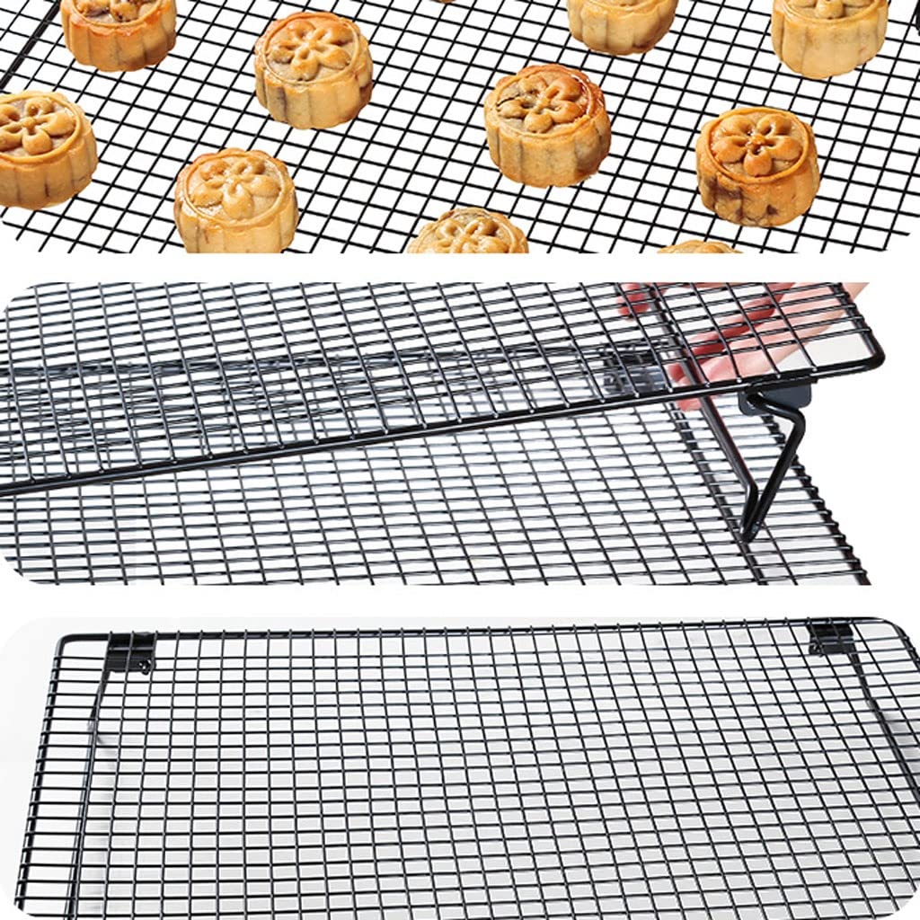 XMING Juego de Rejillas for Enfriar Pasteles, Rejilla for Enfriar Galletas y Pan, Red de enfriamiento for llovizna y Mousse, Herramientas for Hornear (Size : One)