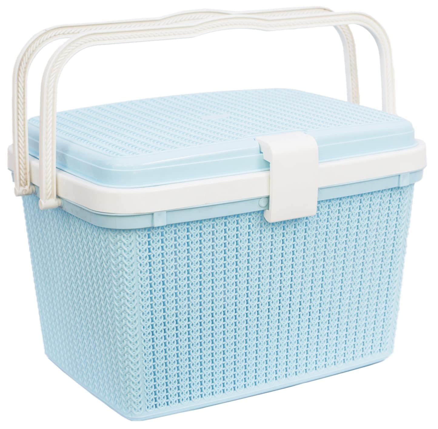 Nayasa Rope Picnnic Multi Utility Shelf Picnic Basket/Toy & Baby Cloth Storage/Shopping Basket-picture-26