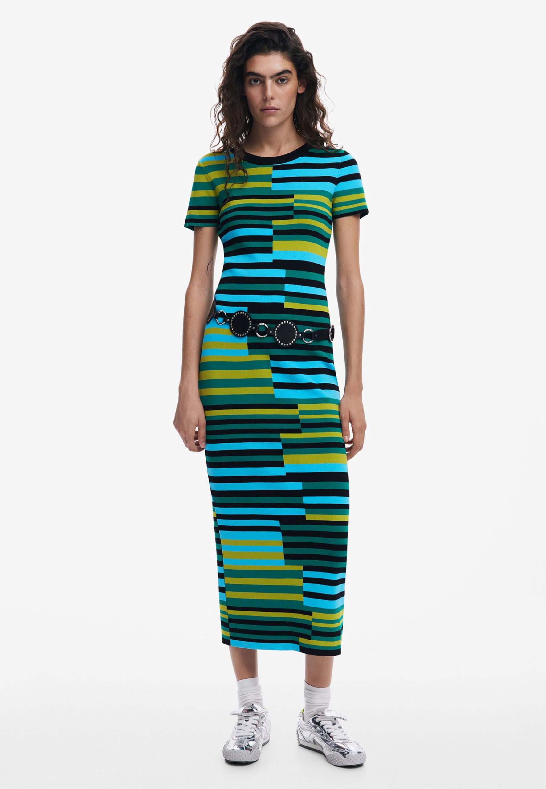 Desigual 25swvf04 Vestito Casual Donna (Pacco da 1)