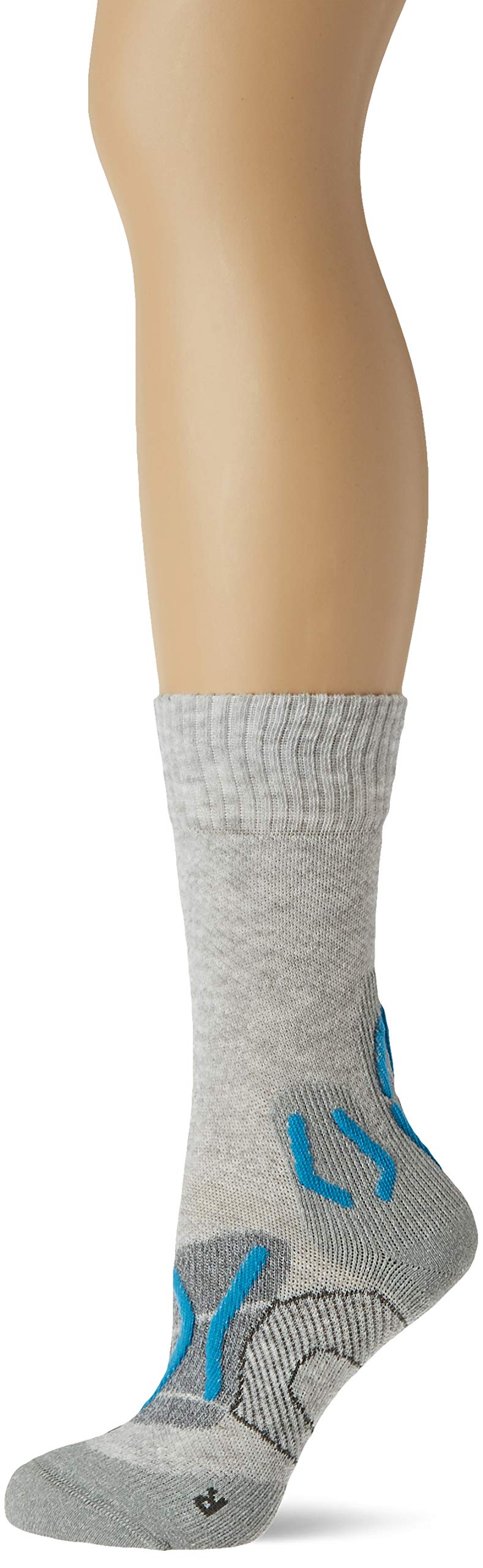 UYN S100109 Trekking Superleggera Socks Women'S Light Grey/Turquoise 40