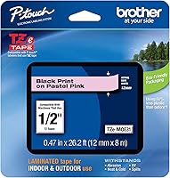 Vista 38 de Brother P-touch TZe-M31 Cinta laminada de primera calidad con impresión en negro mate, 12 mm (0.47”) de ancho x 8 m (26.2’) de largo, TZEM31