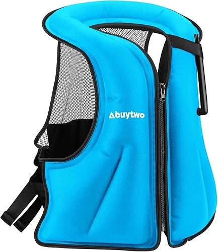 Miniatura 7 de Chalecos de esnórquel para adultos, chaleco inflable de esnórquel ajustable, chaleco de natación, chaqueta de esnórquel, chaleco de flotabilidad