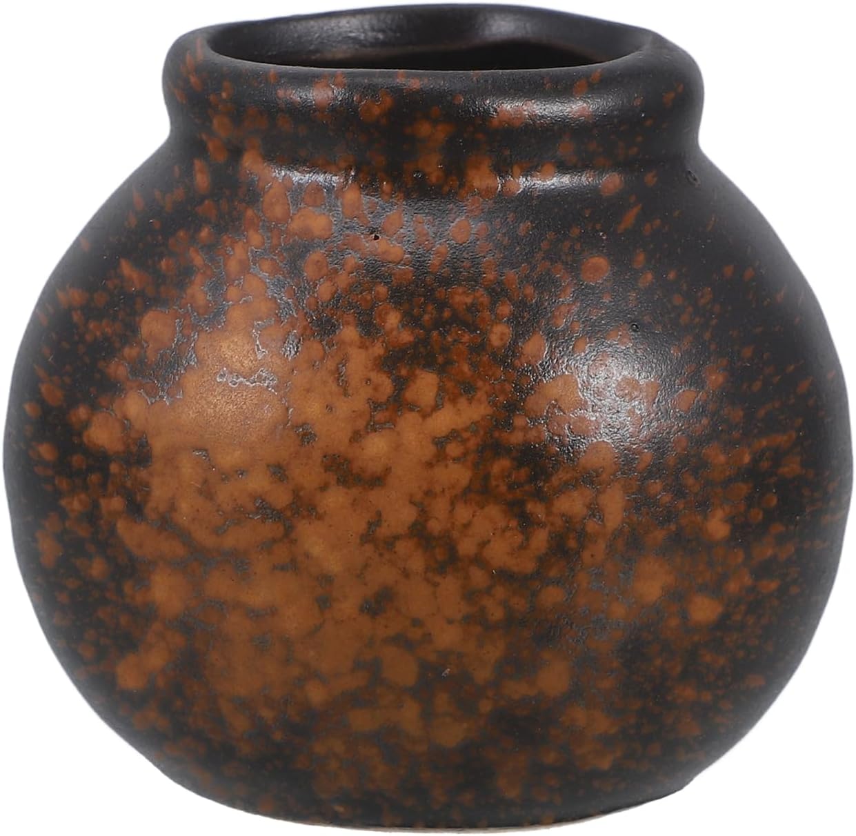 UPKOCH Japanese Ceramic Toothpick Holder with Bamboo Lid - Compact Rustic Toothpick Dispenser for Home Kitchen Dining Table and Party Use - Stylish Ceramic Pot Cartridge