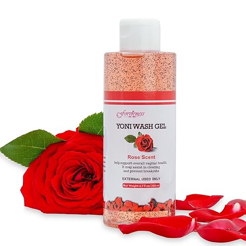 forvirness Lavado femenino con factor de limpieza, lavado vaginal, limpiar, quitar olor, equilibrio de pH para mujeres, lavado Rose Yoni probado por